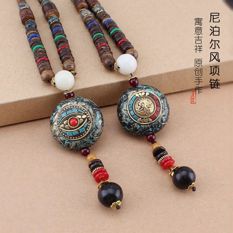 Men Accessories Nepal - 네팔 펜던트 스웨터 체인 나무 부처님