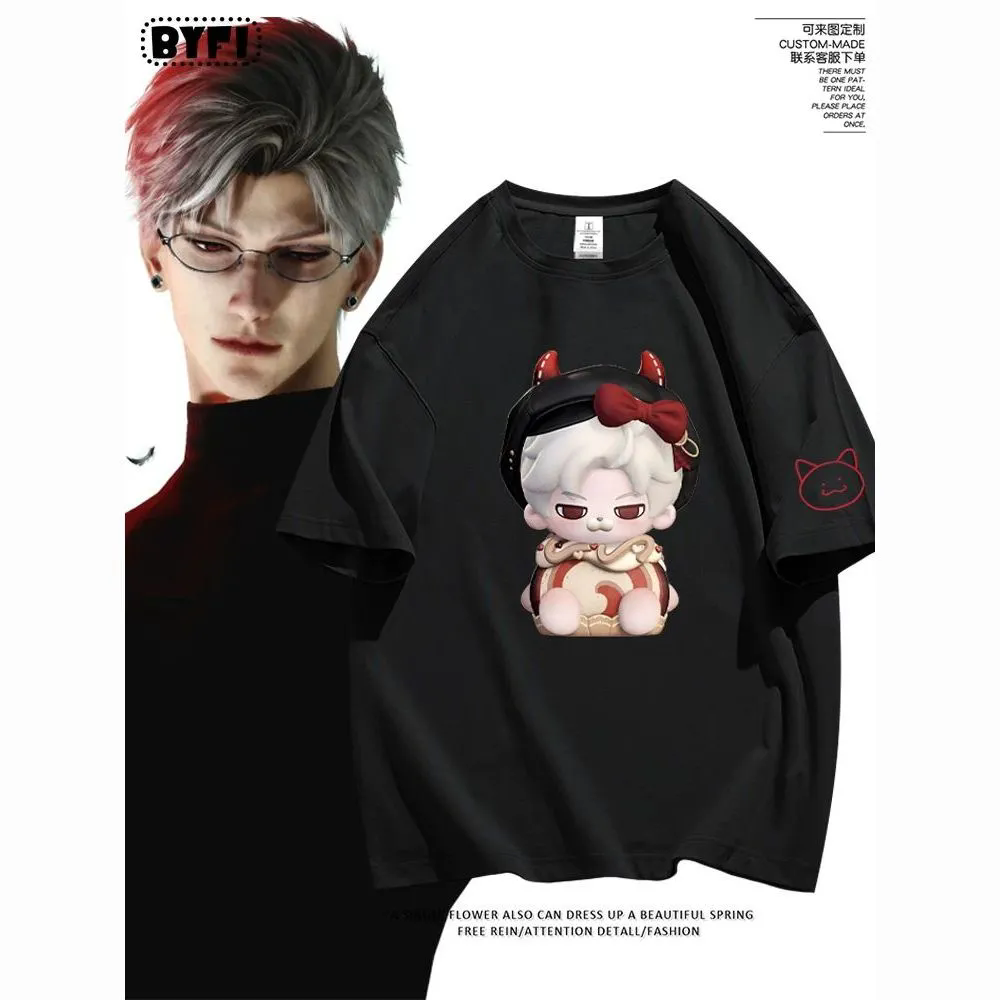 Men'S Accessories Anime - Love and Deepspace Sylus 반팔 티셔츠