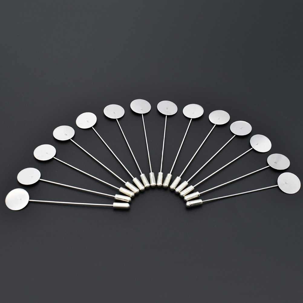 Men Accessories Brooch - 10개입 다용도 스테인리스 스틸 라펠 핀,