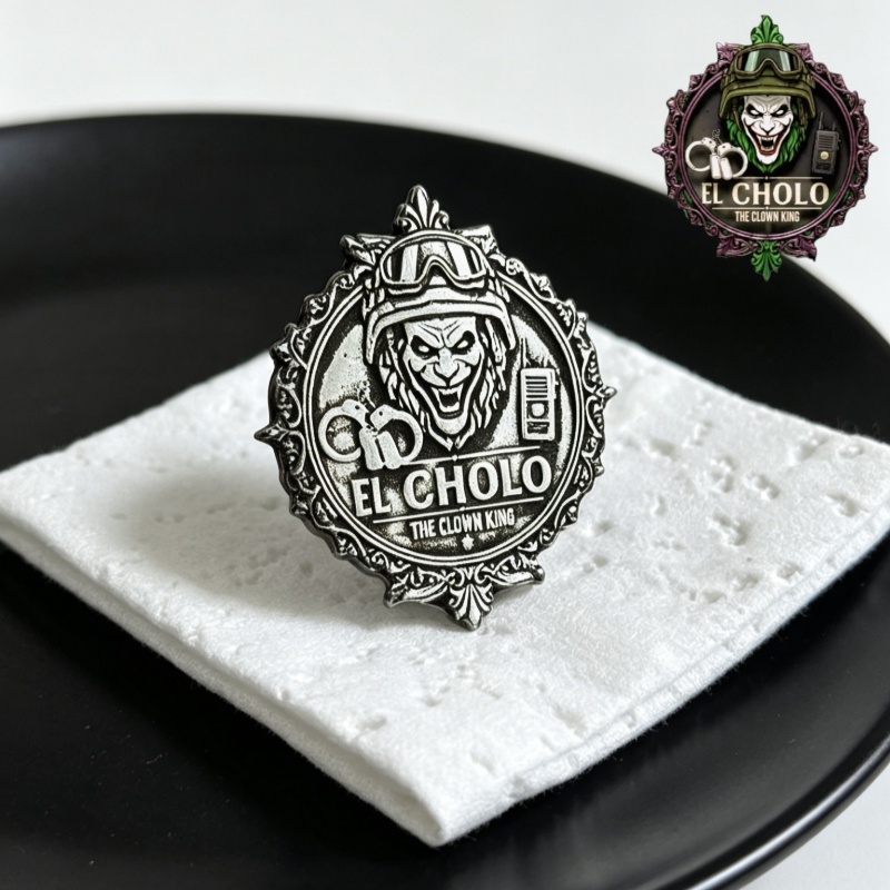 맞춤형 광대 로고 브로치, 개인 맞춤형 레트로 고딕 스 - Men Accessories Brooch 리뷰 및 가격