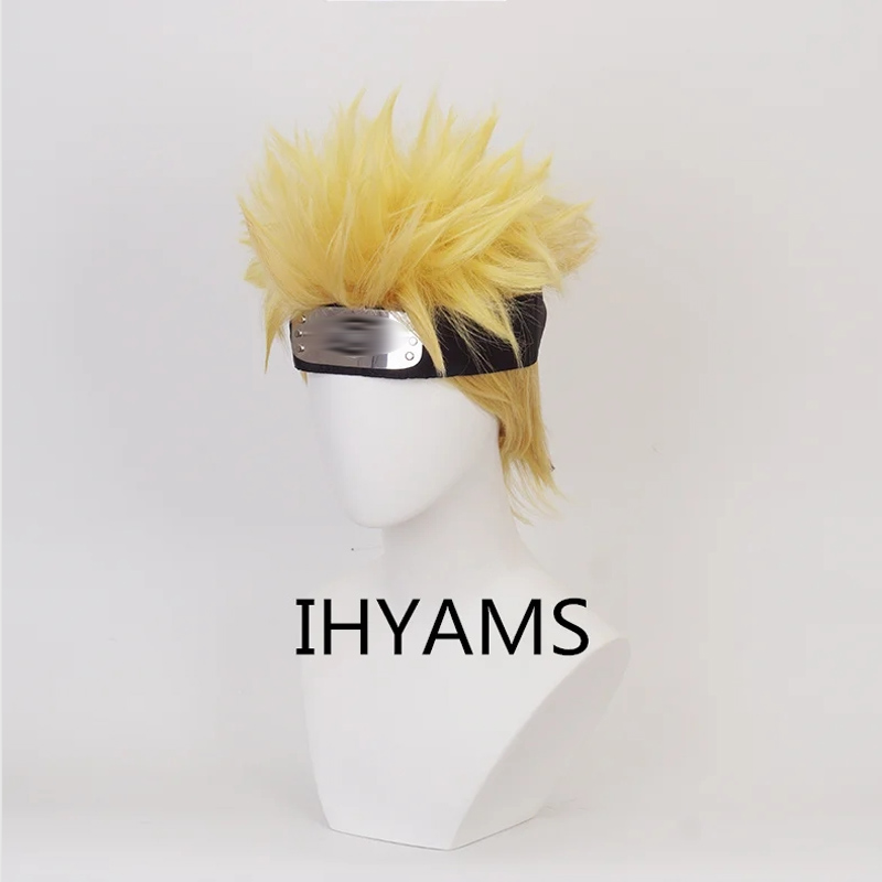 우즈마키 코스프레 가발, 짧은 금색 노란색, 내열성 합 - Men Accessories H&M 리뷰 및 가격