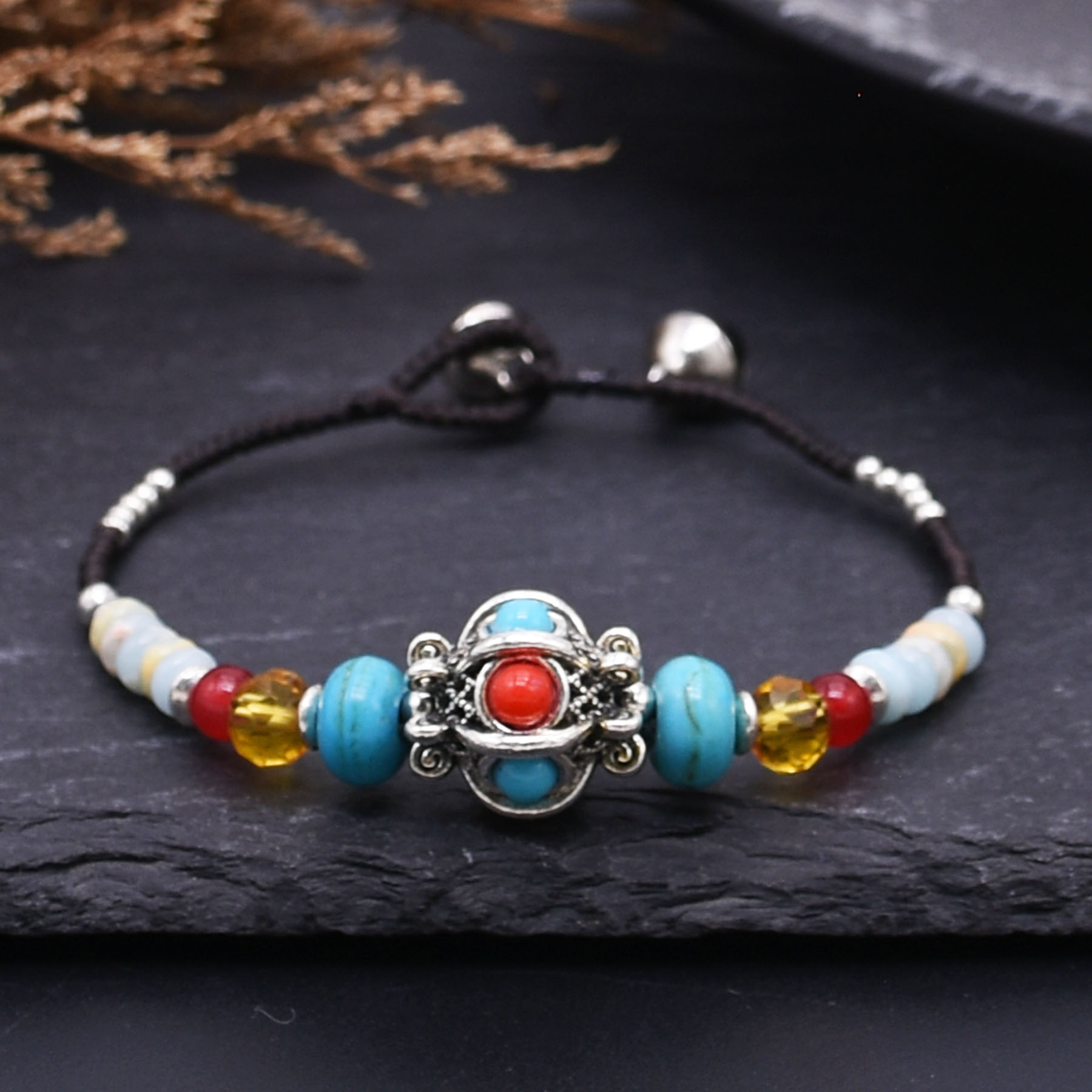 민족 수제 직조 로프 티베탄 팔찌 (여성/남성용) 레진 - Men Accessories Nepal 리뷰 및 가격
