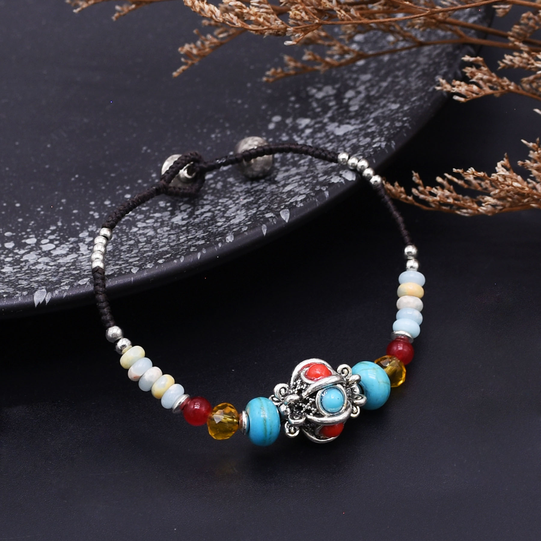 민족 수제 직조 로프 티베탄 팔찌 (여성/남성용) 레진 - Men Accessories Nepal 리뷰 및 가격