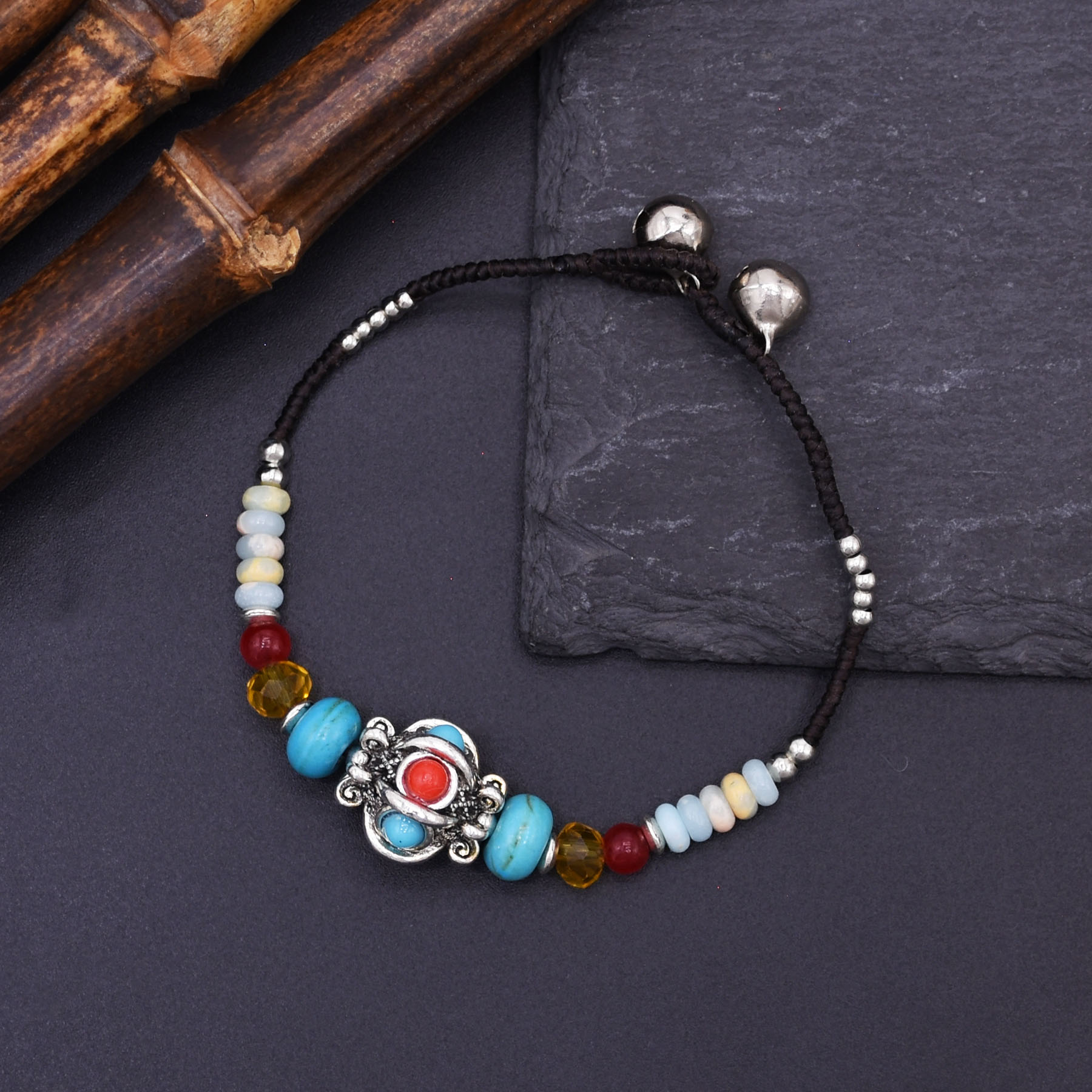 민족 수제 직조 로프 티베탄 팔찌 (여성/남성용) 레진 - Men Accessories Nepal 리뷰 및 가격
