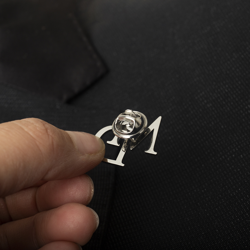 Tangula 신랑을위한 맞춤 이니셜 브로치 남자 스테 - Men Accessories Brooch 리뷰 및 가격
