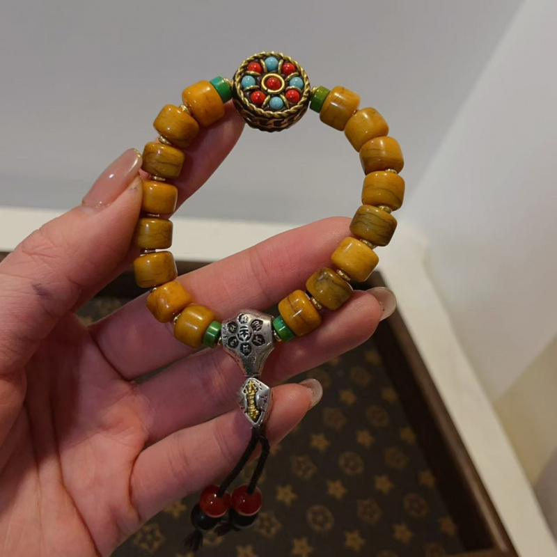 야크 뼈 일치하는 네팔 팔찌 남자와 여자/커플 장식 액 - Men Accessories Nepal 리뷰 및 가격