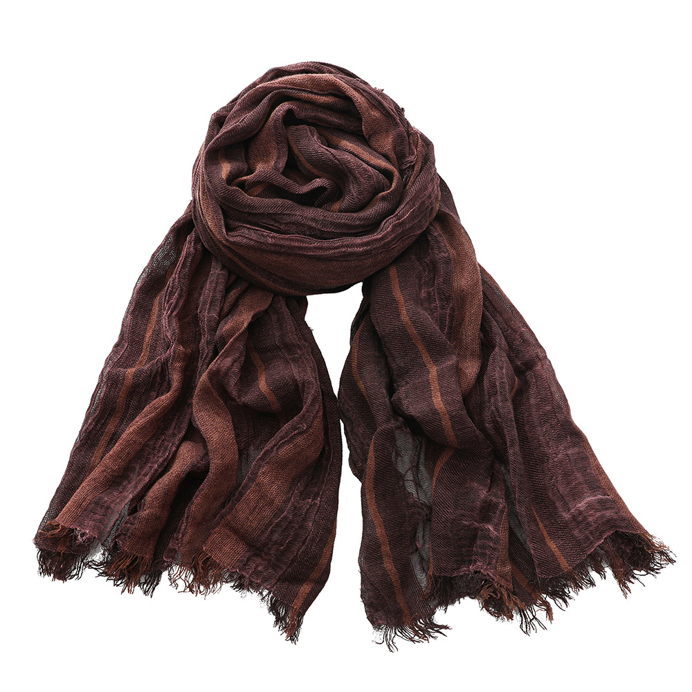빈티지 패치워크 스트라이프 스카프 남녀 패션 롱 스카프 - Men'S Accessories Vintage 리뷰 및 가격