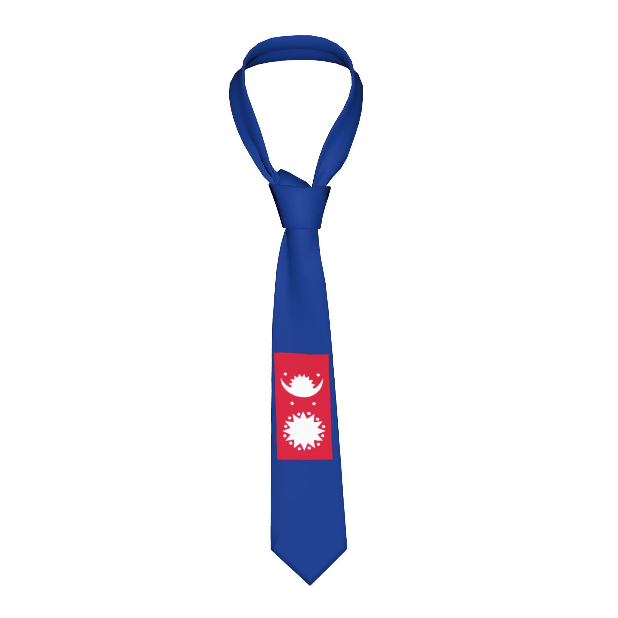 네팔 국기 넥타이 그래픽 넥타이 참신한 캐주얼 칼라 넥 - Men Accessories Nepal 리뷰 및 가격