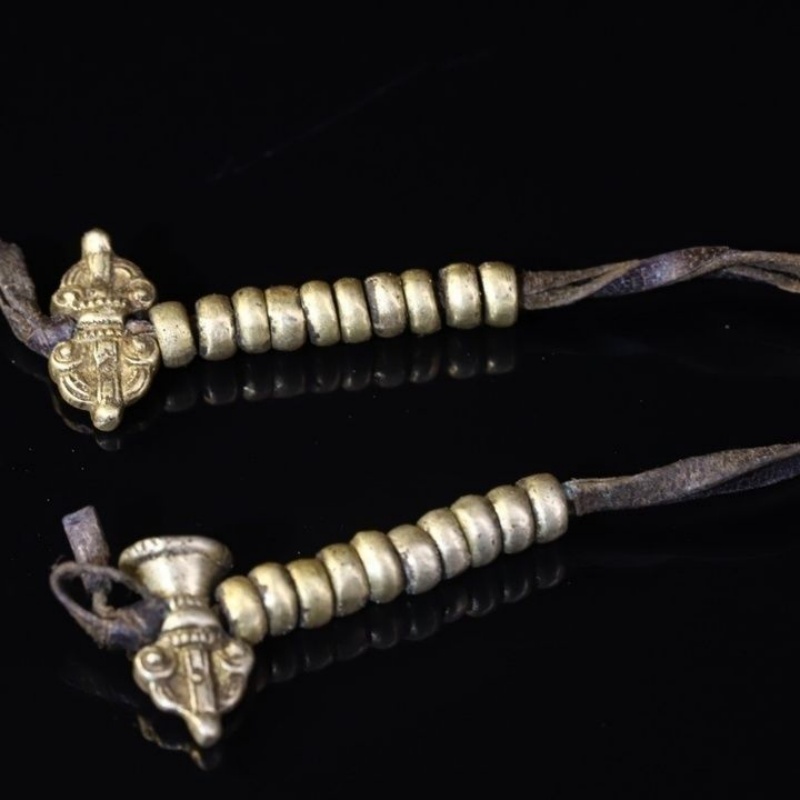 티베트 민족 네팔 고대 청동 20개 불교 비즈 바즈라  - Men Accessories Nepal 리뷰 및 가격