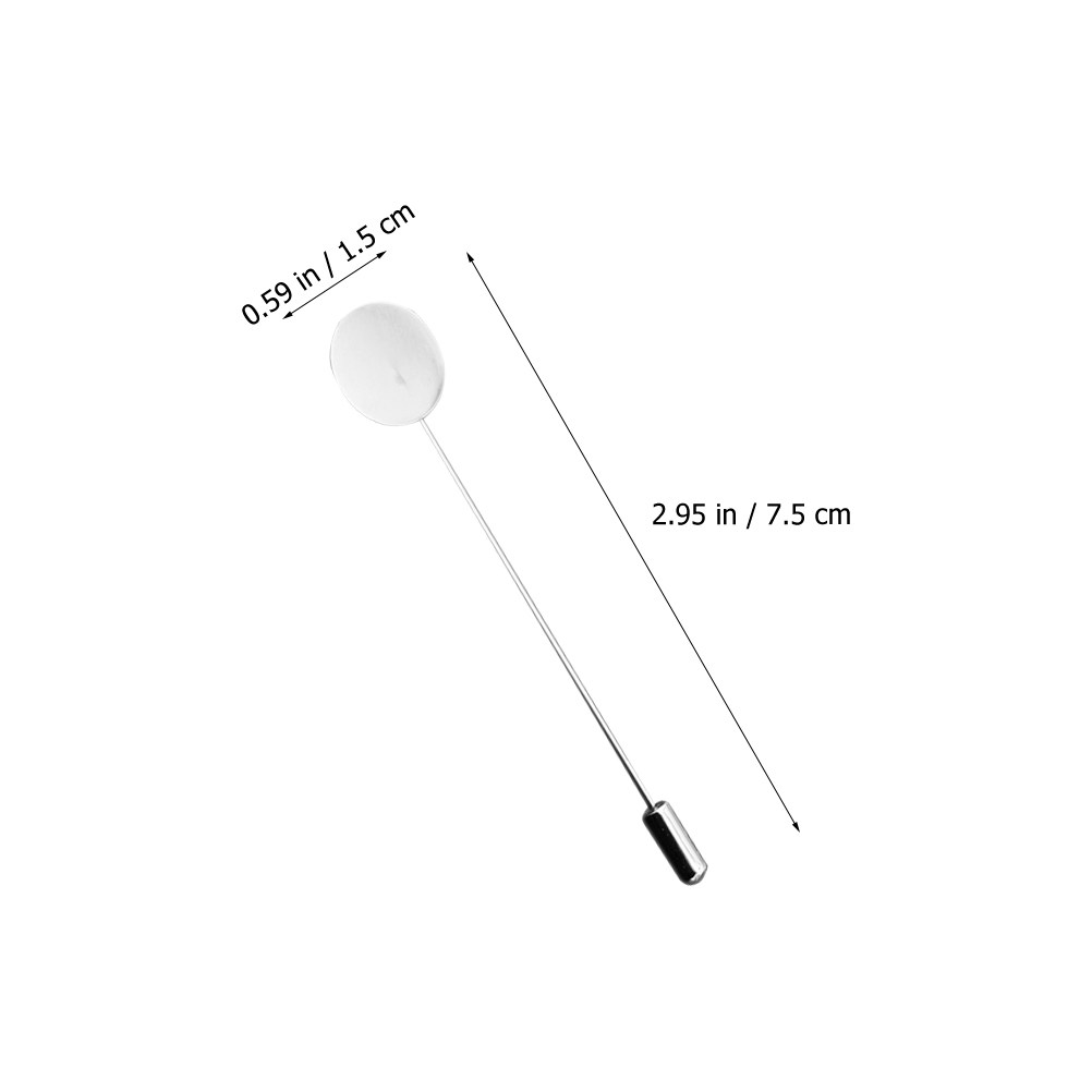 10개입 다용도 스테인리스 스틸 라펠 핀, DIY 공예 - Men Accessories Brooch 리뷰 및 가격